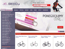 Tablet Screenshot of bikko.pl