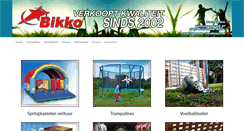 Desktop Screenshot of bikko.be